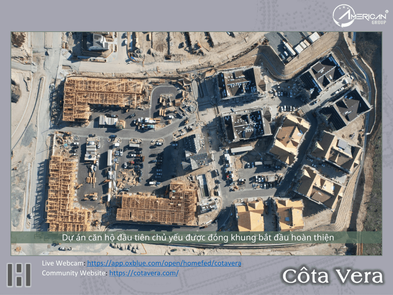 Cota Vera tháng 01/2022 những căn hộ đầu tiên được đóng khung