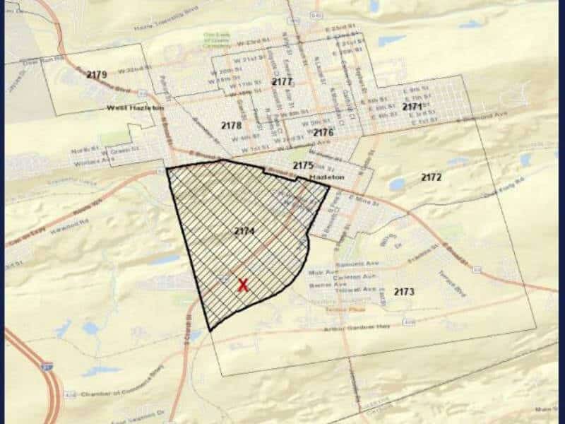 Dự án EB-5 CMB Nhóm 82 Hazleton Logistics Park nằm tại Hazleton, Pennsylvania