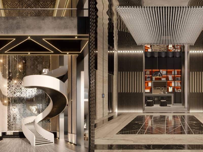 Dự Án EB-5: Tòa Nhà Phức Hợp Khách Sạn Và Căn Hộ Cao Cấp Legacy Khu vực sảnh dự án Khách Sạn Và Căn Hộ Cao Cấp Legacy