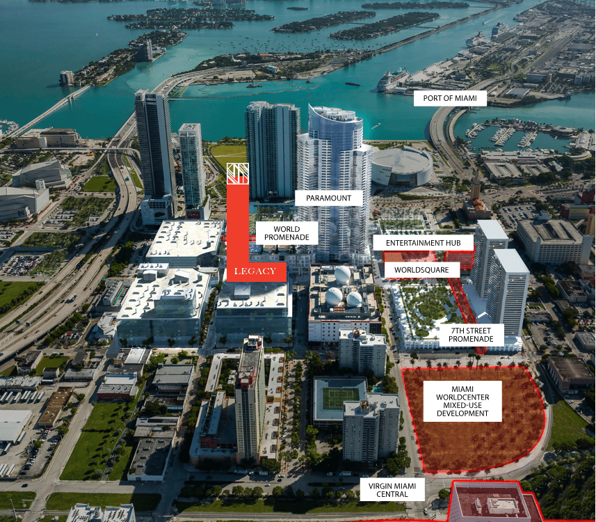 Dự Án EB-5: Tòa Nhà Phức Hợp Khách Sạn Và Căn Hộ Cao Cấp Legacy Vị trí dự án Khách Sạn Và Căn Hộ Cao Cấp Legacy