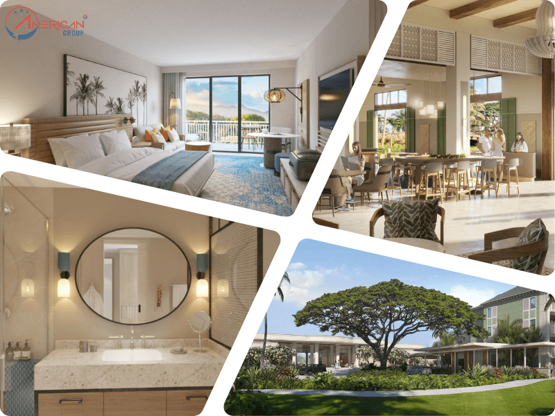 Nội thất và kiến trúc dự án Hilton Hawaii Resort