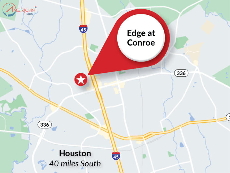 Bản đồ dự án NHK the edge at conroe