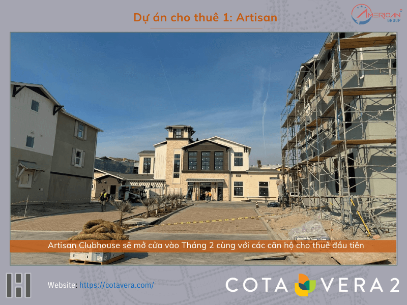 Cập Nhật Dự Án EB-5 Cota Vera 2 Tháng 1/2025 Cota Vera 2 tháng 1/2025 - Artisan Clubhouse sẽ mở cửa vào tháng 2