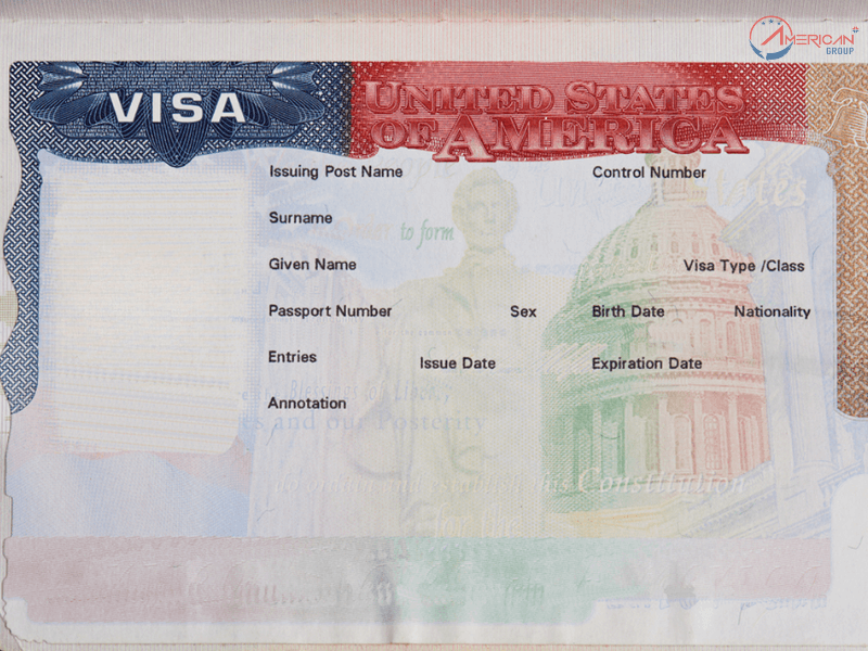 Mẫu visa Mỹ cũ
