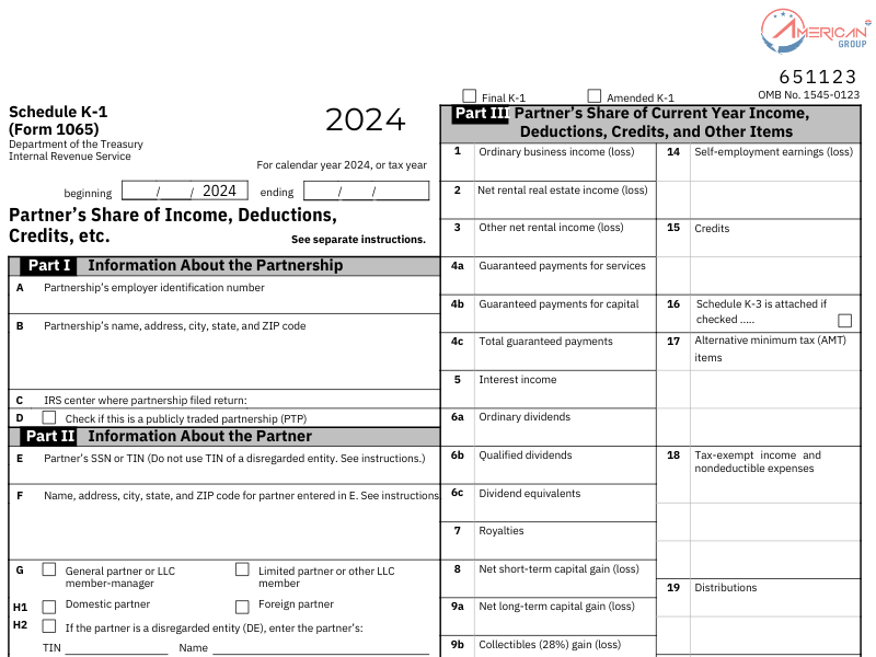 Biểu mẫu thuế K-1