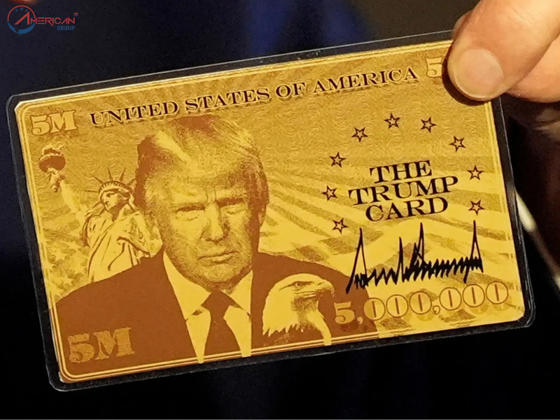 Lộ diện Thẻ Vàng 5 triệu USD in hình Tổng Thống Trump