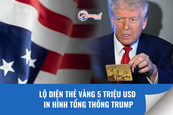 Lộ diện thẻ vàng 5 triệu usd in hình tổng thống trump