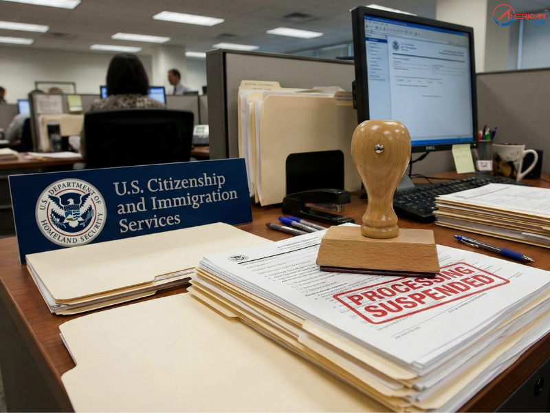 Tạm dừng xử lý hồ sơ di trú với các quốc gia bị cấm nhập cảnh