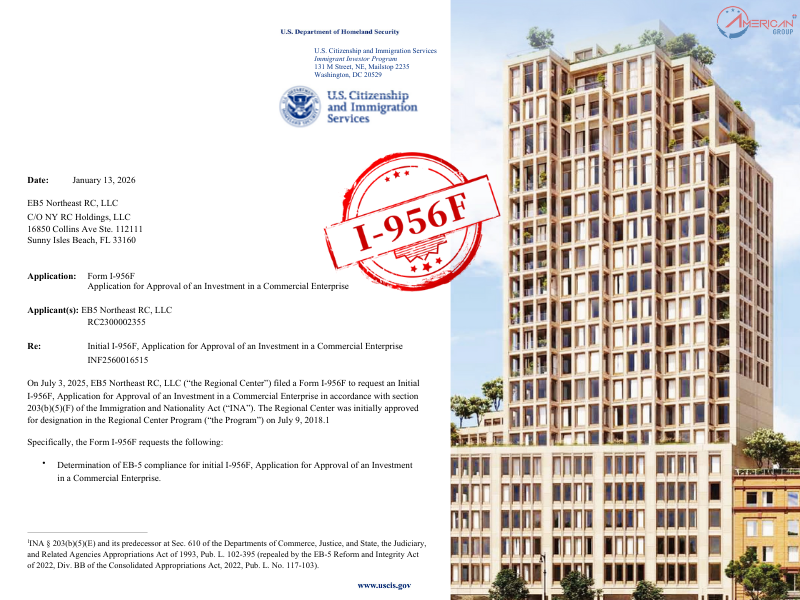 Dự án EB-5 550 West Chelsea Nhận Chấp Thuận I-956F 550 West Chelsea nhận chấp thuận I-956F