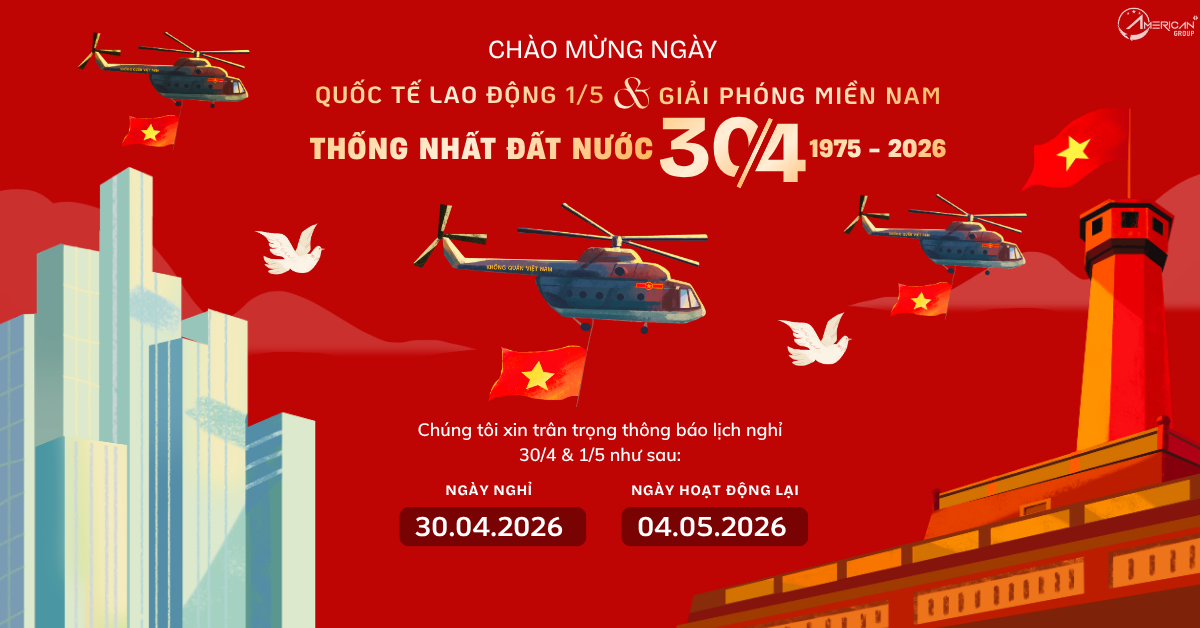 Nghỉ lễ 30/4 và 1/5