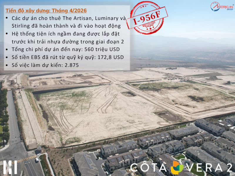 Cota Vera 2 - Các khu cho thuê đã hoàn thiện và đi vào hoạt động 