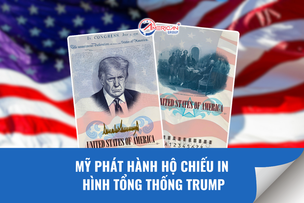Mỹ phát hành Hộ Chiếu In Hình Tổng Thống Trump