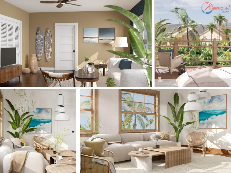 Dự Án EB-5 Hawaii Koloa Village 2 Tổng quan thiết kế bên trong dự án Hawaii Koloa Village 2